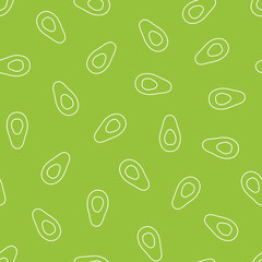 Poster Grüne Muster Avocado Muster auf Grün modern  © kolibrico