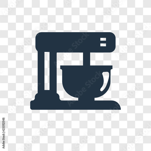 Mixer vector icon isolated on transparent background, Mixer transparency logo design