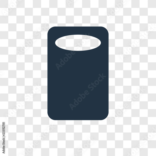 Kitchen board vector icon isolated on transparent background, Kitchen board transparency logo design
