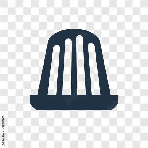 Molded vector icon isolated on transparent background, Molded transparency logo design