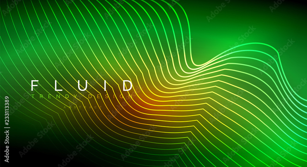 Digital flowing wave particles abstract background Digital flowing wave particles abstract background
