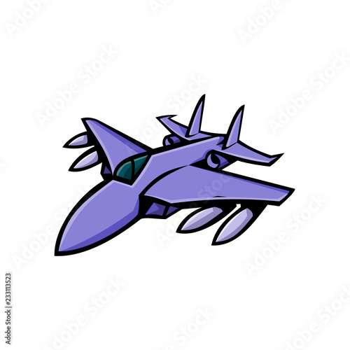 American Jet Fighter Mascot