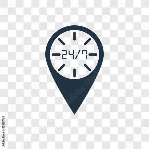 Wallpaper Mural Time vector icon isolated on transparent background, Time transparency logo design Torontodigital.ca
