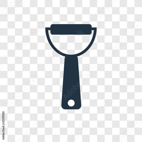 Peeler vector icon isolated on transparent background, Peeler transparency logo design