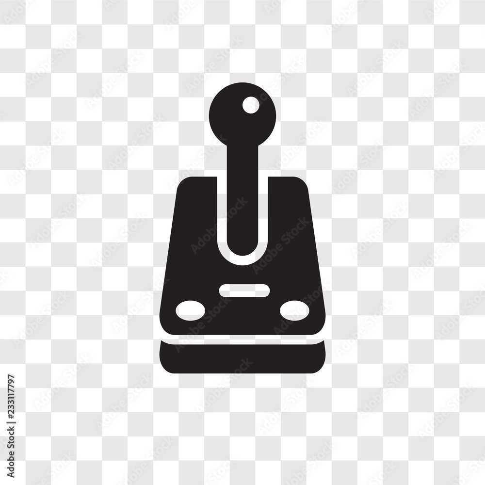 Joystick vector icon isolated on transparent background, Joystick transparency logo design Joystick vector icon isolated on transparent background, Joystick transparency logo design