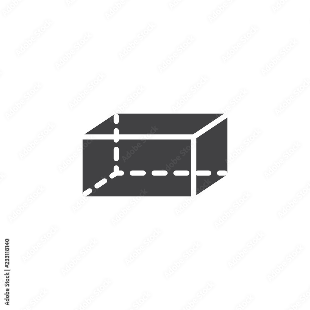 Hexahedron geometrical figure vector icon. filled flat sign for mobile concept and web design. Hexahedron geometric shape simple solid icon. Symbol, logo illustration. Pixel perfect vector graphics Hexahedron geometrical figure vector icon. filled flat sign for mobile concept and web design. Hexahedron geometric shape simple solid icon. Symbol, logo illustration. Pixel perfect vector graphics