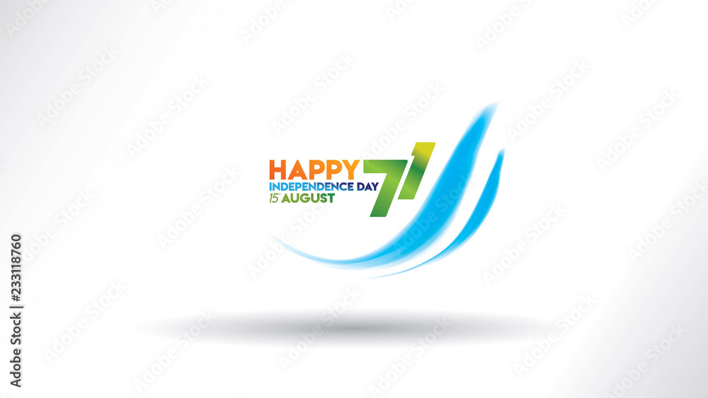 Fototapeta premium indian independence day design for greeting or banner or background