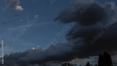 Dramatic Cloudscape Timelapse in Udine