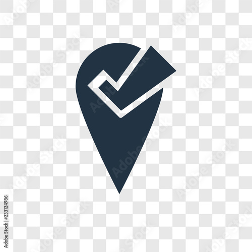 Placeholder vector icon isolated on transparent background, Placeholder transparency logo design