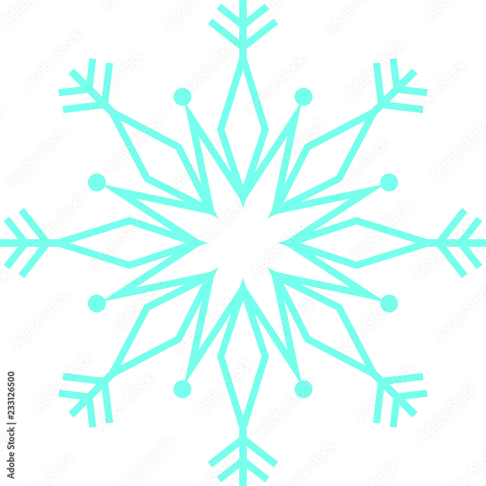Crystal of snow Crystal of snow