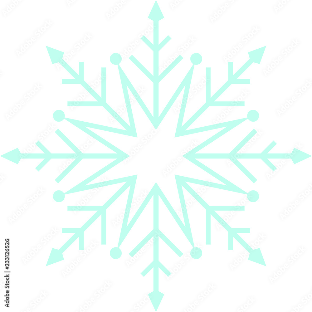 Crystal of snow Crystal of snow