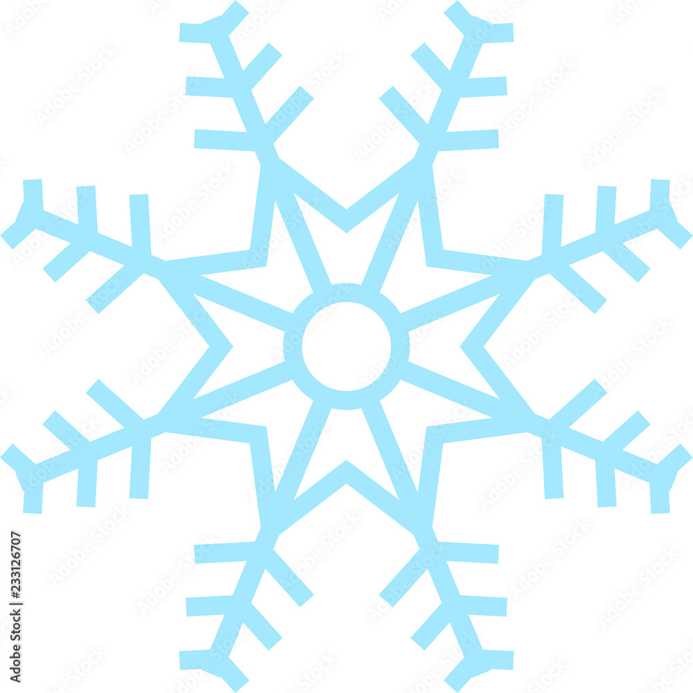 Crystal of snow Crystal of snow