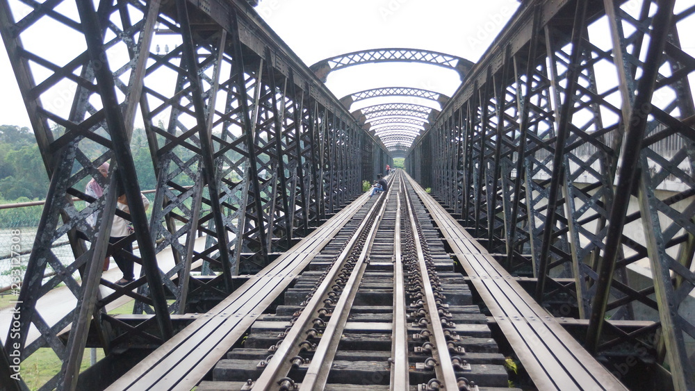 Fototapeta premium One of the earliest railway bridge in Malaya
