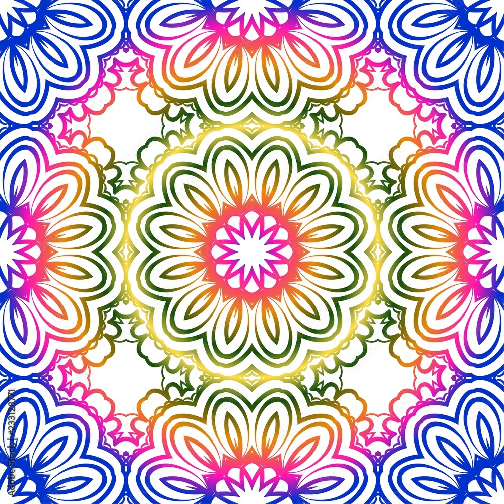 Seamless Geometrical floral texture. Vector illustration. For design, wallpaper, fashion, print. Seamless Geometrical floral texture. Vector illustration. For design, wallpaper, fashion, print.