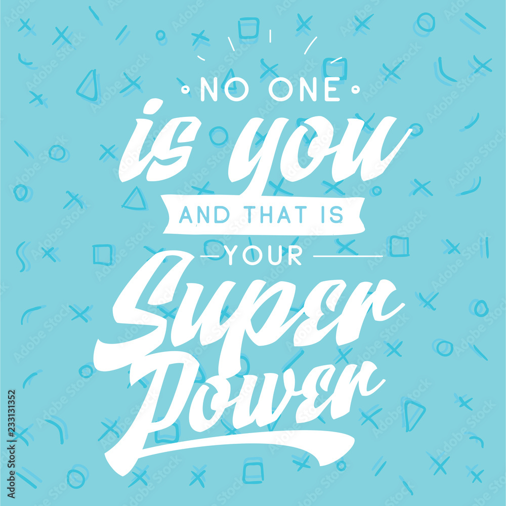Obraz premium Typography for t shirt or sweatshirt printing and embroidery. Print for tee. Inspirational quote, motivation.