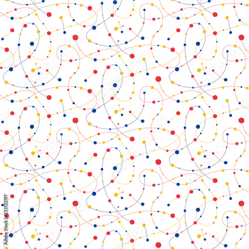 Pattern swatch, Dot & track(high density).