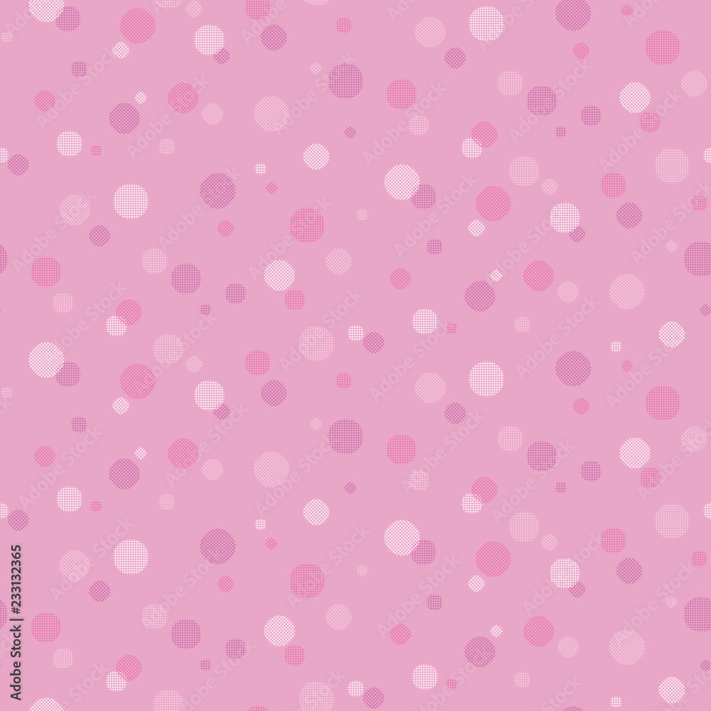 Pattern swatch, polka dots of grid (pink). Pattern swatch, polka dots of grid (pink).