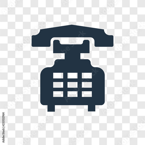 Phone call vector icon isolated on transparent background, Phone call transparency logo design