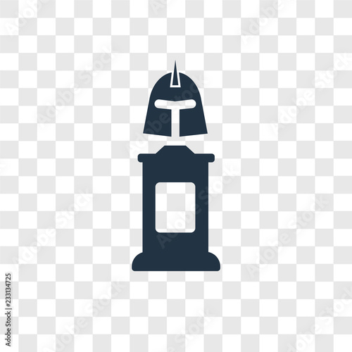 Helmet vector icon isolated on transparent background, Helmet transparency logo design