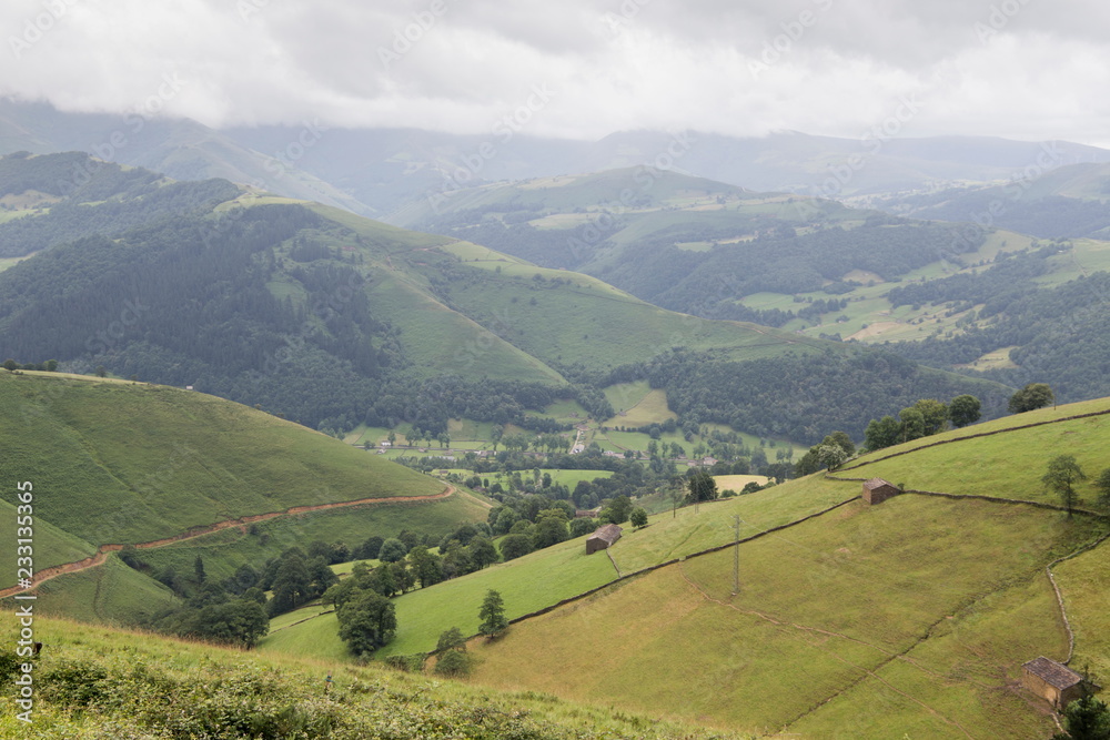 Cantabria landscape in Spain