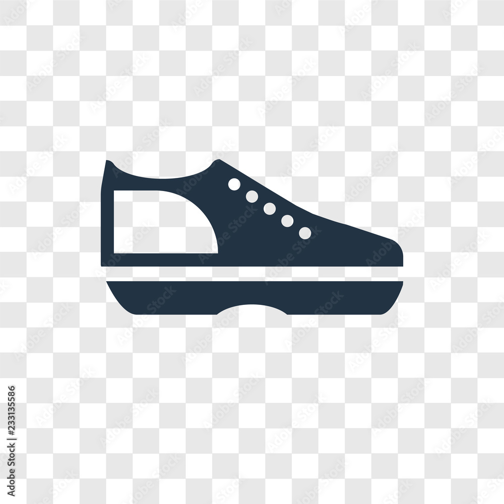 Shoes vector icon isolated on transparent background, Shoes transparency logo design Shoes vector icon isolated on transparent background, Shoes transparency logo design