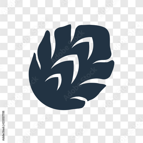 Artichoke vector icon isolated on transparent background, Artichoke transparency logo design