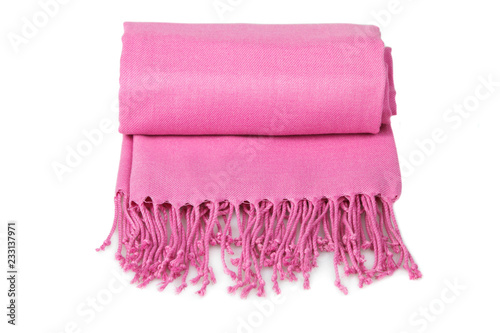 autumn pink scarf