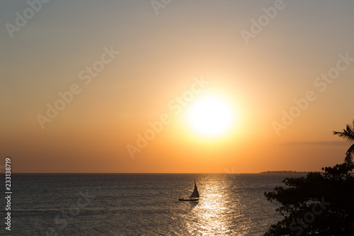 Sonnenuntergagn auf Sansibar © EinBlick