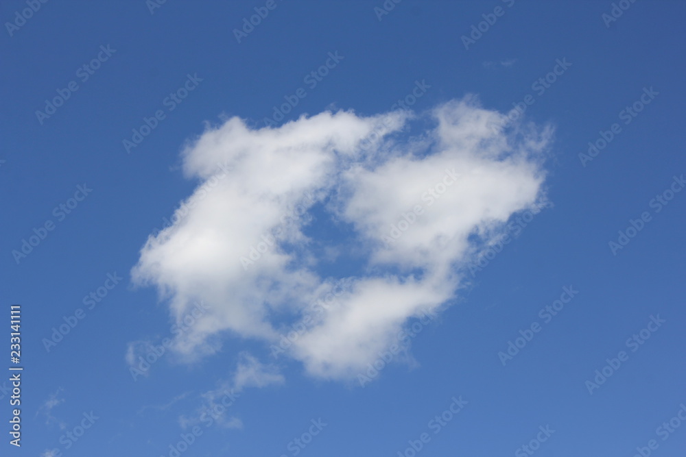 Cloud Shapes on beautiful blue sky, abstract clouds with blue sky Cloud Shapes on beautiful blue sky, abstract clouds with blue sky