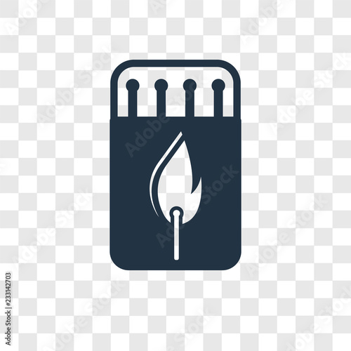 Matchbox vector icon isolated on transparent background, Matchbox transparency logo design