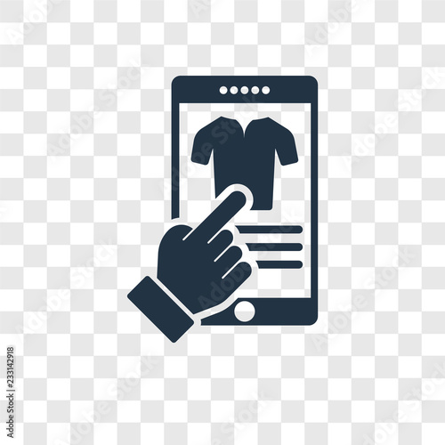 Tshirt vector icon isolated on transparent background, Tshirt transparency logo design
