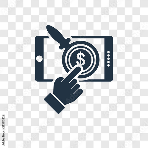 Payment method vector icon isolated on transparent background, Payment method transparency logo design