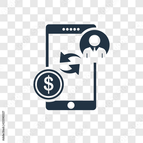 Payment method vector icon isolated on transparent background, Payment method transparency logo design