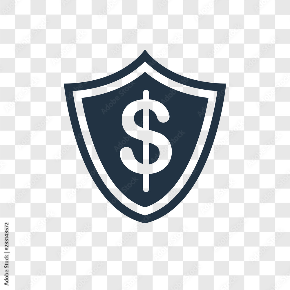 Shield vector icon isolated on transparent background, Shield transparency logo design Shield vector icon isolated on transparent background, Shield transparency logo design