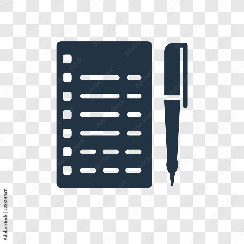 Journalist vector icon isolated on transparent background, Journalist