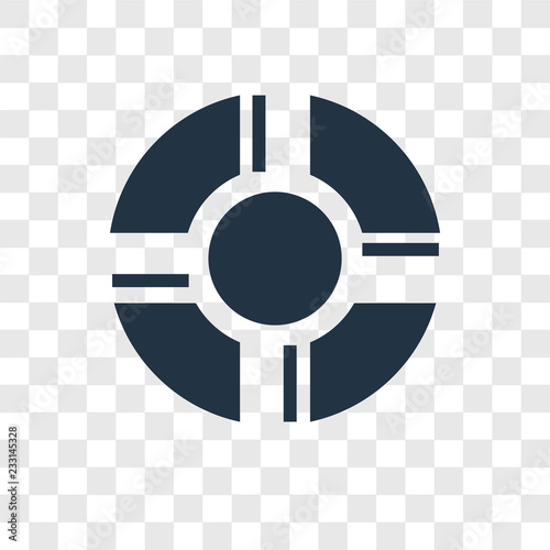 Rescue Tube vector icon isolated on transparent background, Rescue Tube transparency logo design
