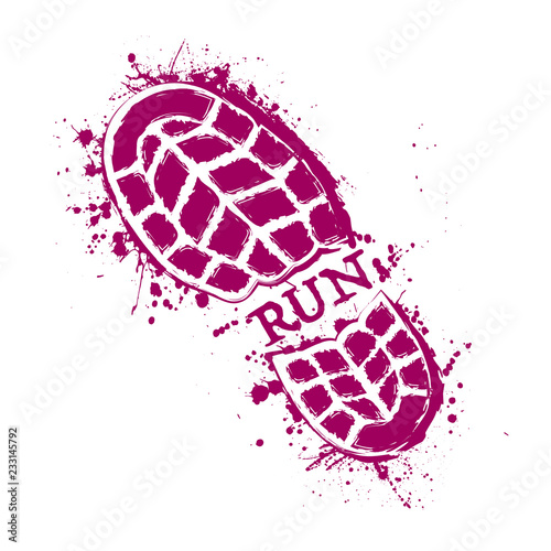 Grunge shoes silhouette