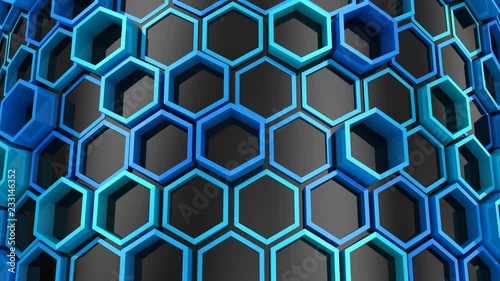 Background of Hexagons
 photo