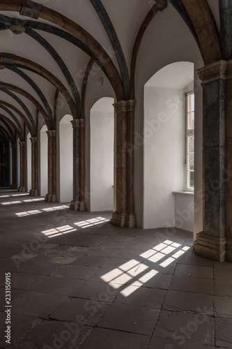The hallway of castle Corvey in Germany
