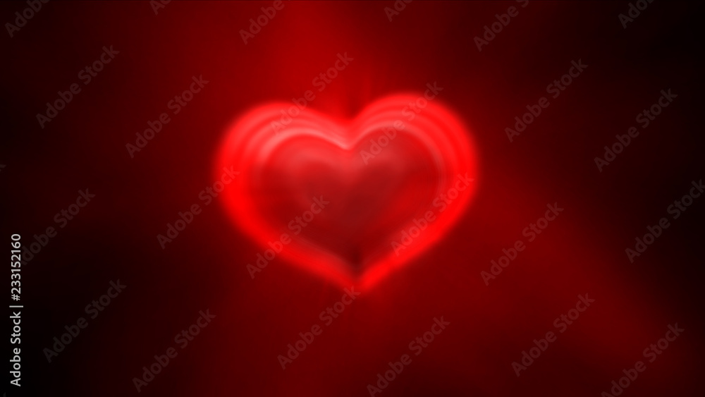 red heart neon glow red heart neon glow