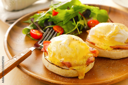 Cuadro en lienzo エッグベネディクト　Eggs Benedict