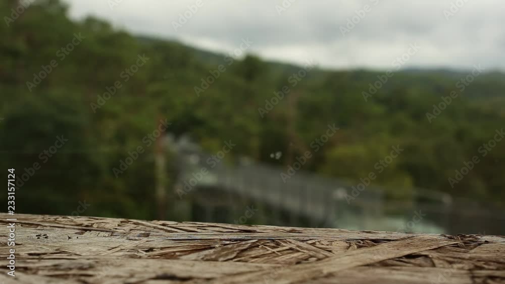 on the table at national park