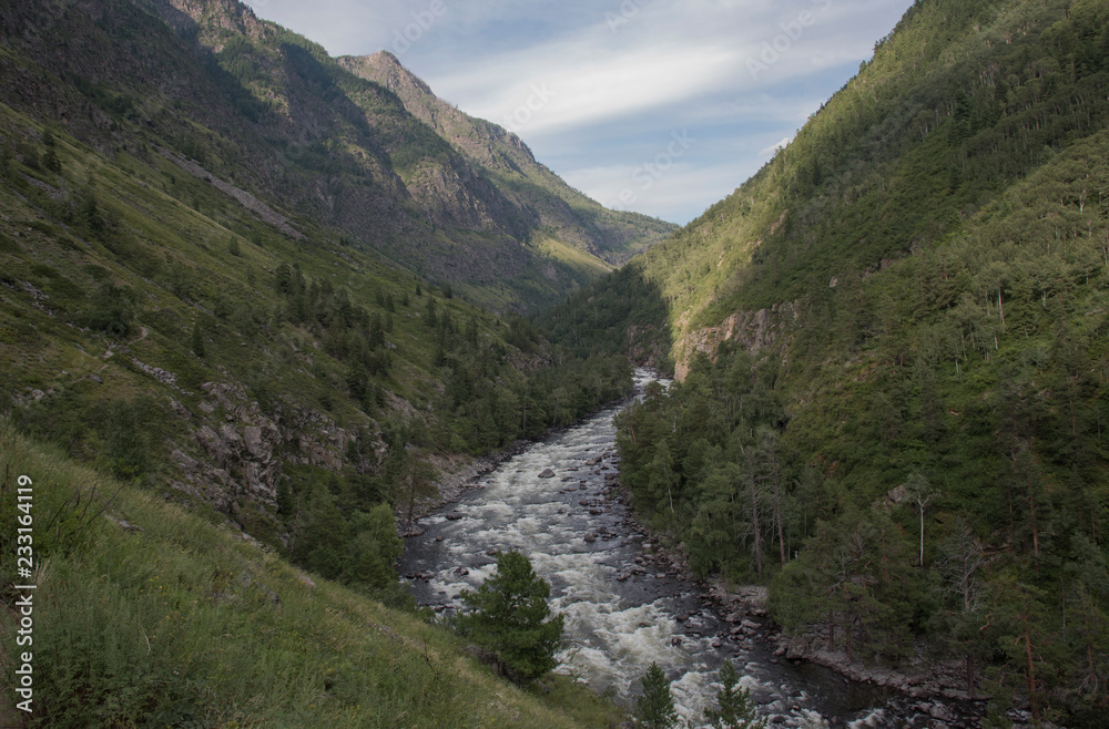 Mountain landscape, Republic of Altai Mountain landscape, Republic of Altai