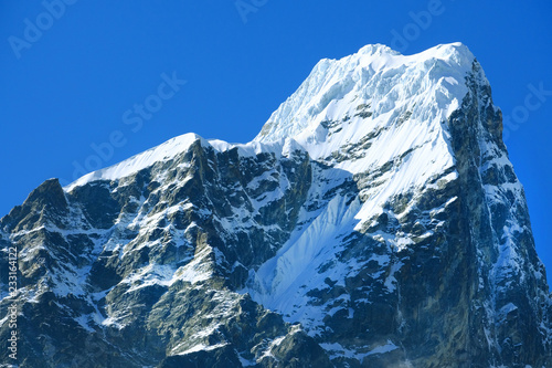 Himalayas mountains in sunlight. Beautiful landscape of Himalayas mountains