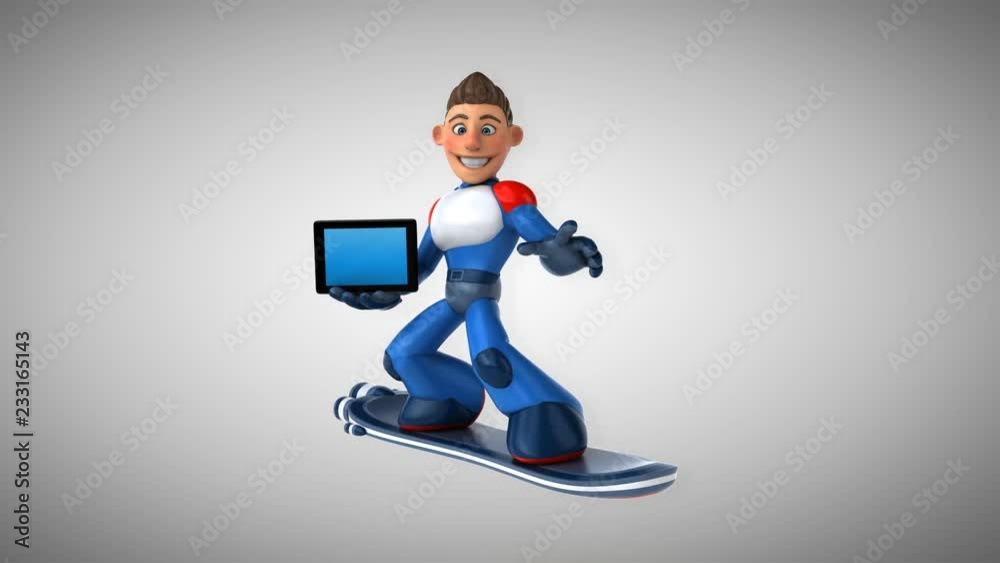 Fun superhero - 3D Animation Fun superhero - 3D Animation