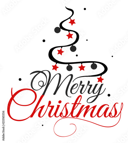 Have very Merry Christmas and Happy New Year we wish you lettering logo