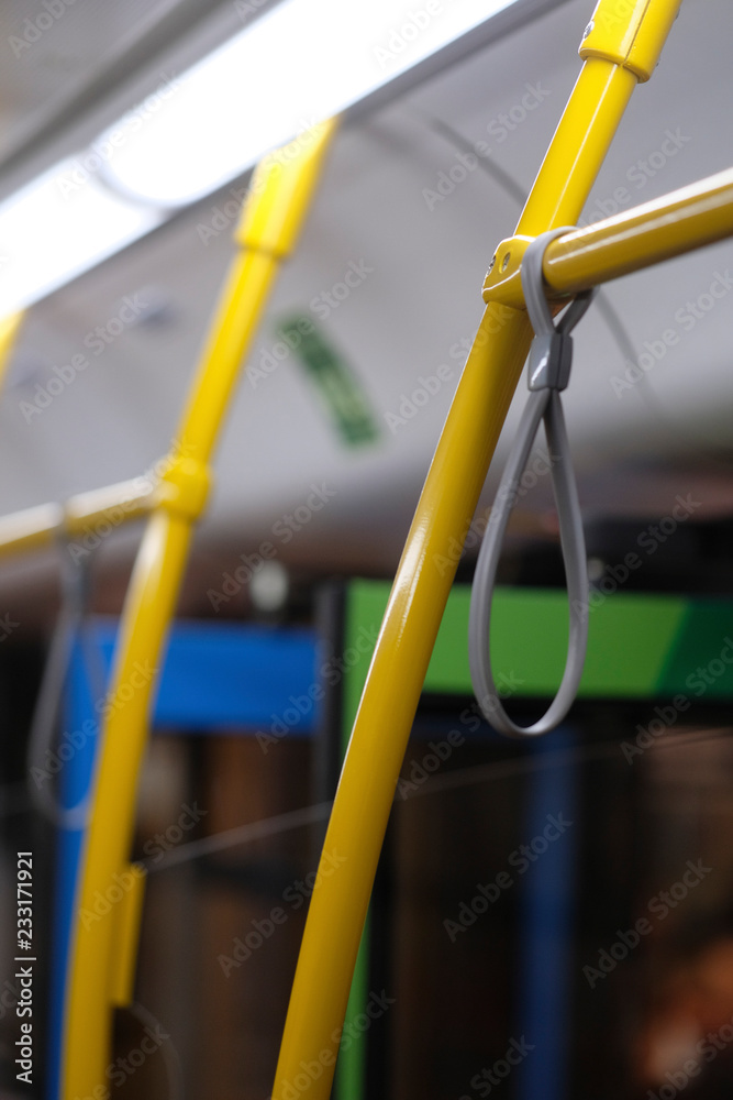 The image of the bus interior