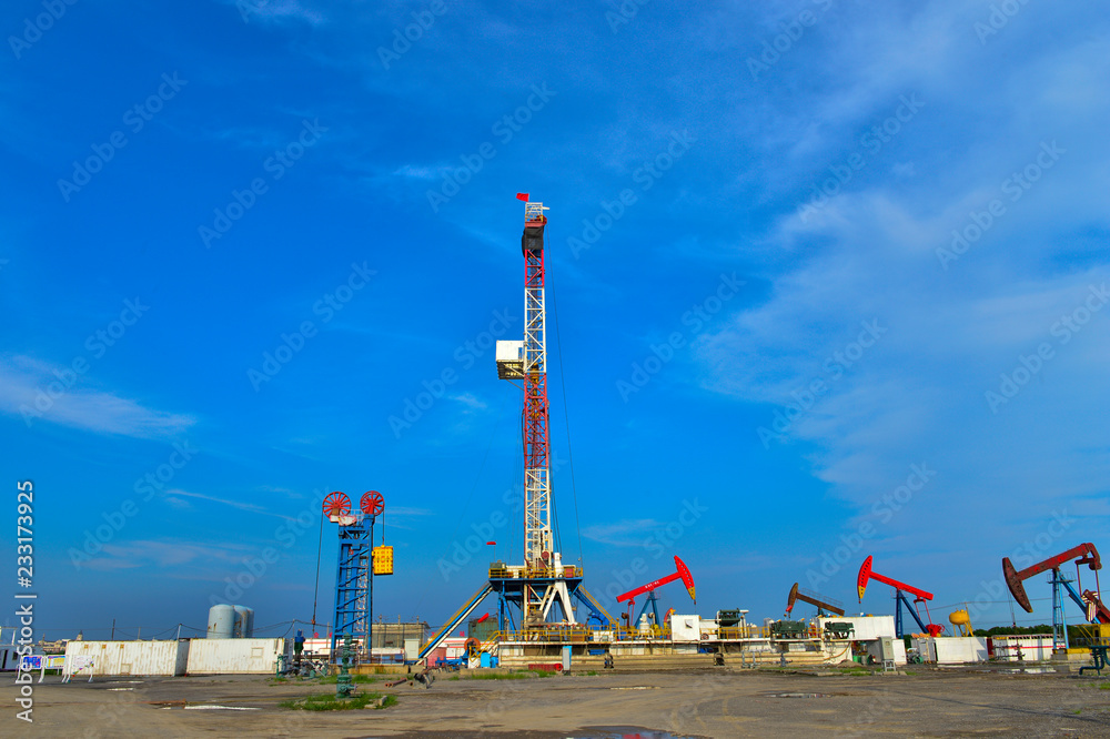 Fototapeta premium The oil pump