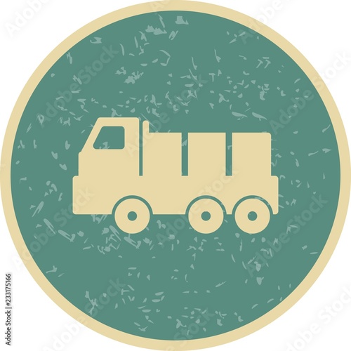 Dumper Transport Vintage Icon
