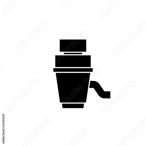 Garbage disposal unit icon. Clipart image isolated on white background